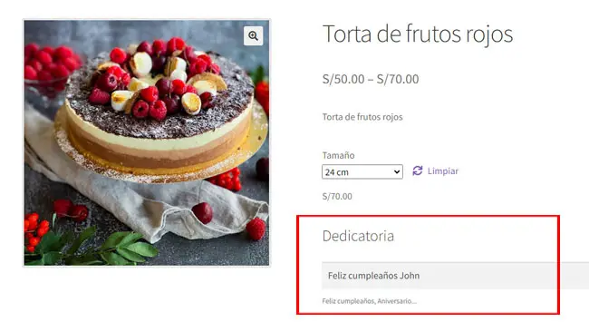 Yith WooCommerce addons complementos de productos