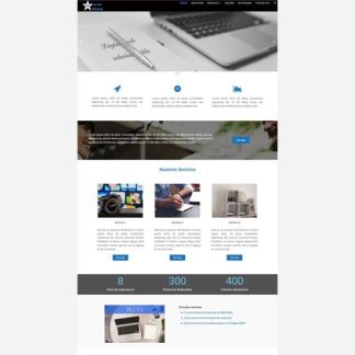 Página web administrable en WordPress
