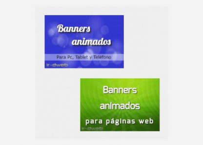 banners animados en html5 para páginas web