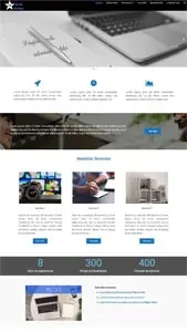 Página web administrable en WordPress